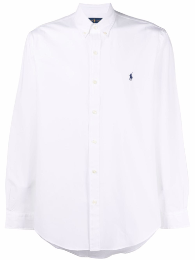 Shop Polo Ralph Lauren Bistretch Popeline Slong Sleeve Sport Shirt