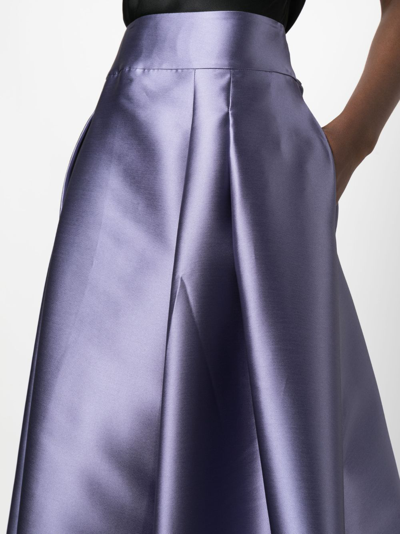 Shop Alberta Ferretti Long Skirt
