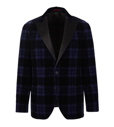 Shop Brunello Cucinelli Checkered Tailored Blazer In Multi
