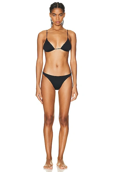 Shop Wardrobe.nyc Bikini Set In Black