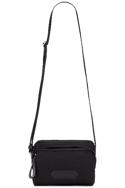 Shop Tom Ford Mini Messenger Bag In Black