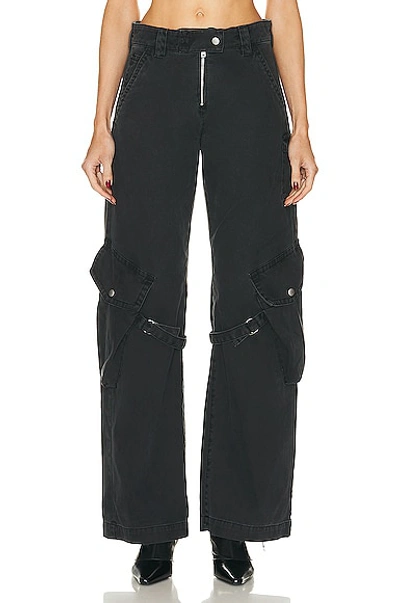 Shop Acne Studios Trouser In Washed Black