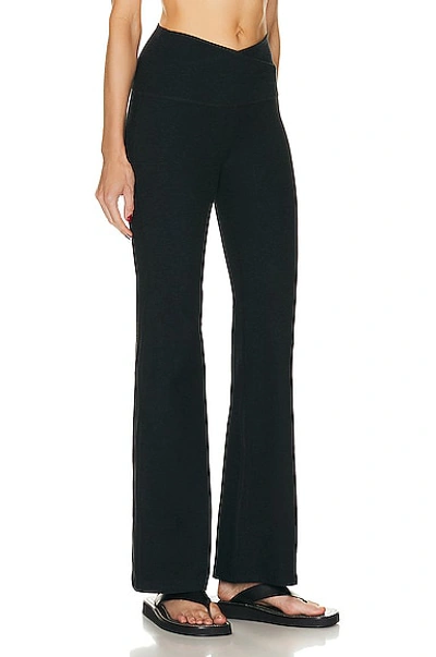 Beyond Yoga Spacedye At Your Leisure Bootcut Pant In Darkest Night