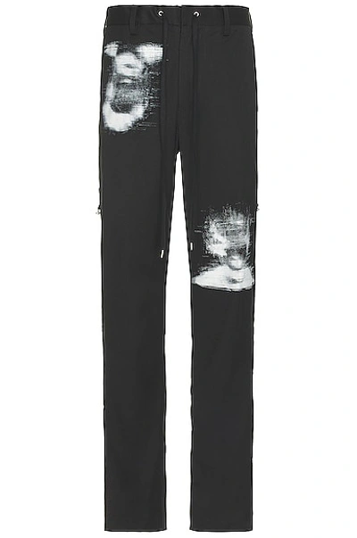 Shop Takahiromiyashita The Soloist Side Tape Front Pant In Black