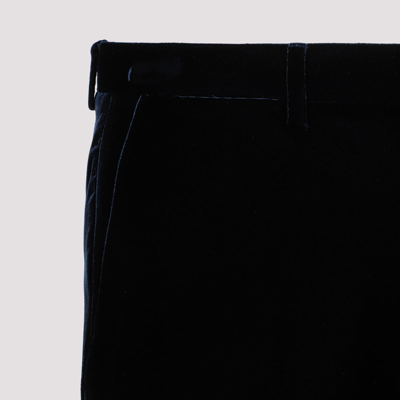 Shop Giorgio Armani Trousers Pants In Blue