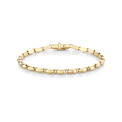 Shop Lizzie Mandler Single-row Cleo Bracelet In 18k Gold