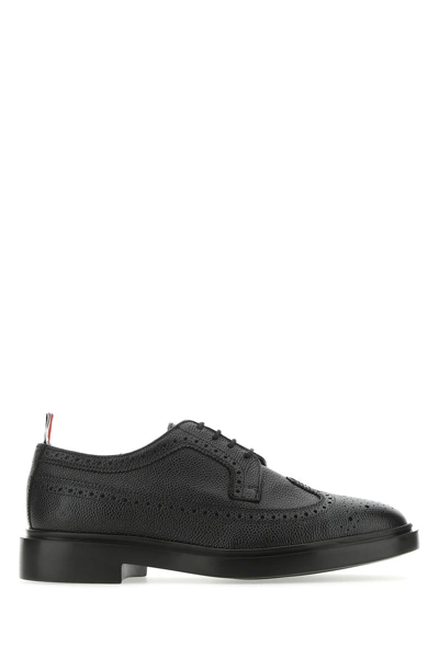 Shop Thom Browne Lace-ups In 001