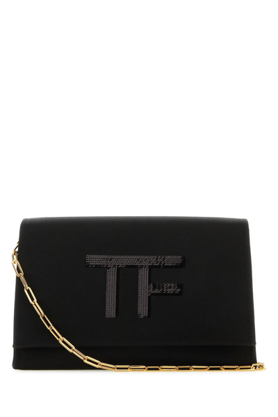 Shop Tom Ford Shoulder Bags In Black