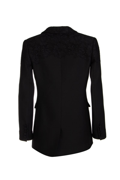 Valentino Single-breasted Blazer In 0no