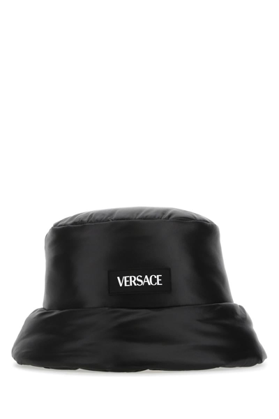 Shop Versace Hats And Headbands In 1b000