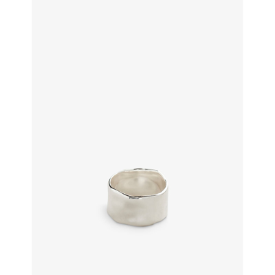 Monica Vinader Siren Muse Recycled-sterling Silver Ring In Sterling Silver