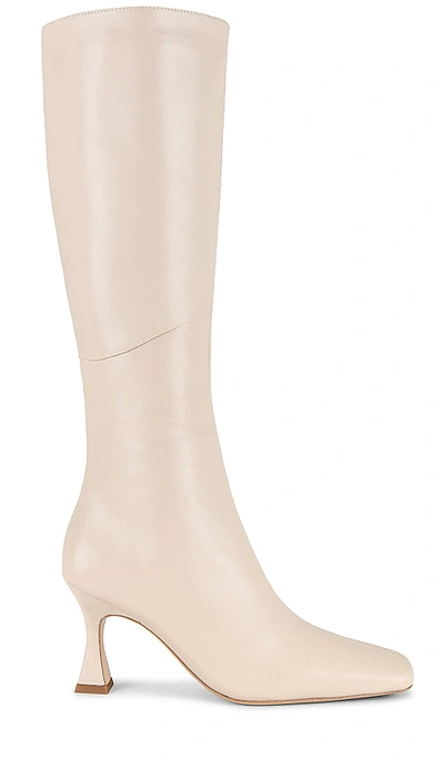 Shop Tony Bianco Fantasy Heeled Boot In Vanilla Nappa