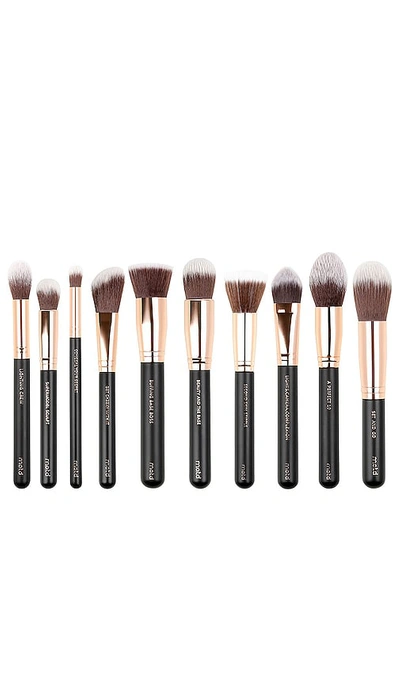 Shop M.o.t.d. Cosmetics Pro Face Makeup Brush Set In Black