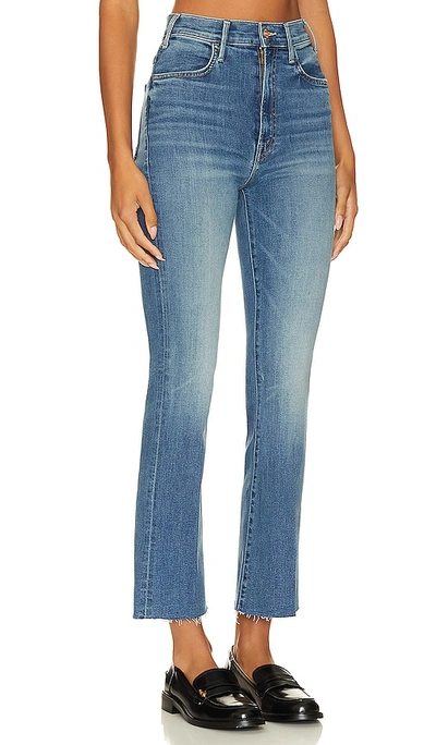 Mother The Insider Crop Step Fray Jeans Not Rough Enough In Healing Jar