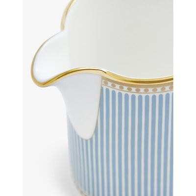 Wedgwood Helia Bone China Sugar Bowl And Creamer Set Of Two