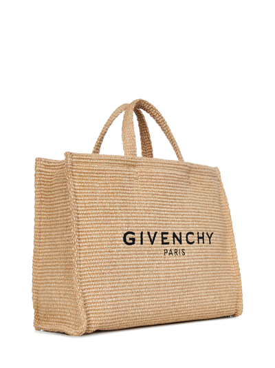 Shop Givenchy G-tote Large Tote In Beige