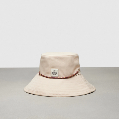 Coach Topia Loop Embroidered Bucket Hat In Cloud Multi