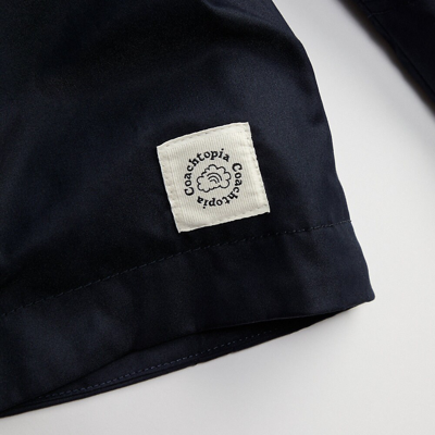 Coach Upcrafted Garden Applique Jacket In Raven Blue Multi