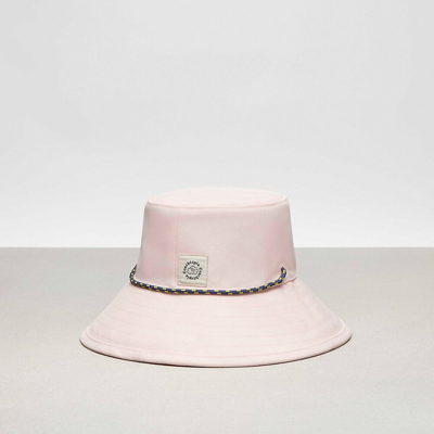 Coach Topia Loop Embroidered Bucket Hat In Pink/multi