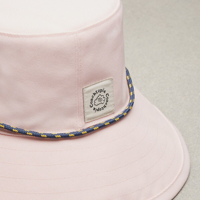 Coach Topia Loop Embroidered Bucket Hat In Pink/multi