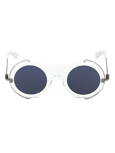 Shop Calvin Klein Cknyc1875sr 38132 Sunglasses In Matte White