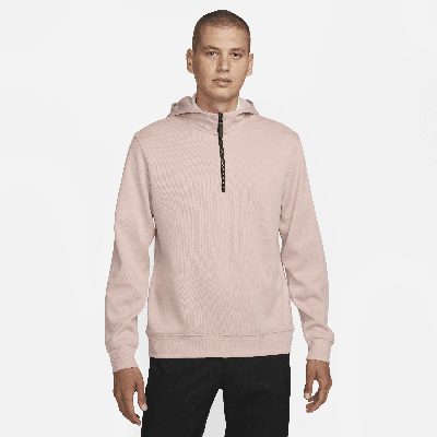 Shop Nike Men's Dri-fit Golf Hoodie In Pink