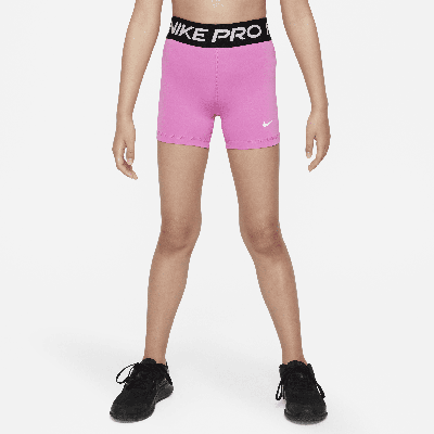Shop Nike Pro Big Kids' (girls') Shorts In Pink