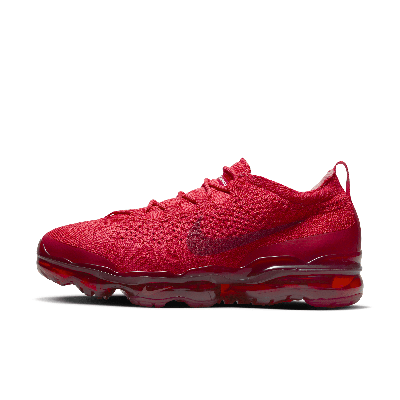Shop Nike Men's Air Vapormax 2023 Flyknit Shoes In Red