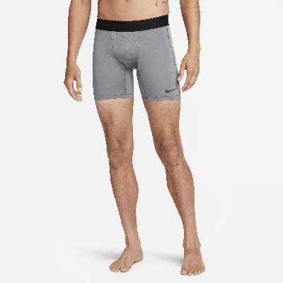 Shop Nike Men's  Pro Dri-fit Fitness Shorts In Grey