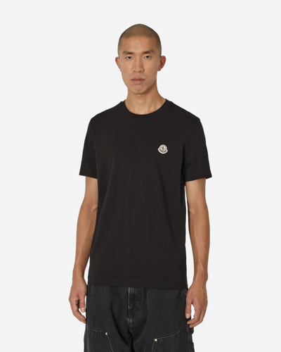 Shop Moncler 3-pack Logo T-shirt In Black