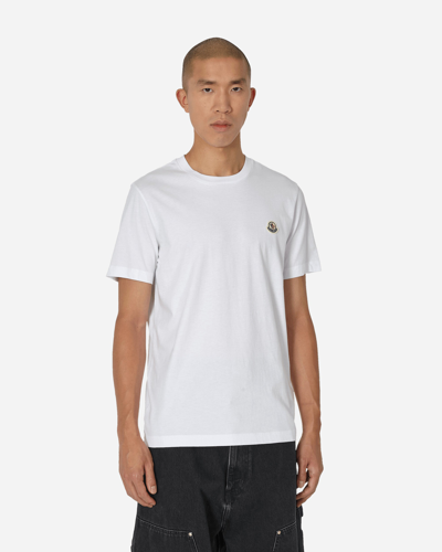 Shop Moncler 3-pack Logo T-shirt In White