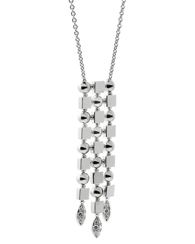 Shop Heritage Bulgari Bulgari 18k 0.20 Ct. Tw. Diamond Lucea Drop Pendant Necklace (authentic Pre-  Owned)