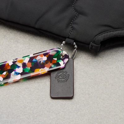 Coach Topia Loop Quilted Cloud Tote In Black