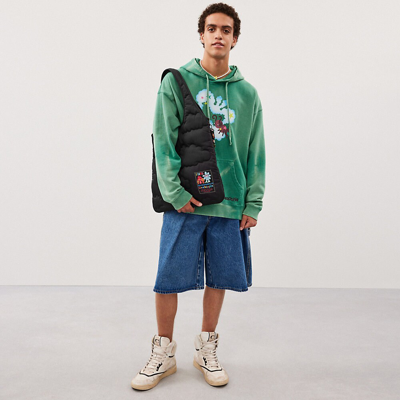 Coach Topia Loop Quilted Cloud Tote In Black