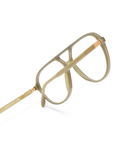 Shop Mykita Round-frame Glasses In Brown