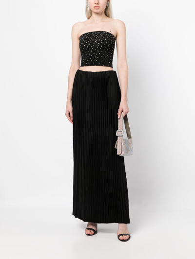 Shop Rachel Gilbert Ziara Maxi Skirt In Black