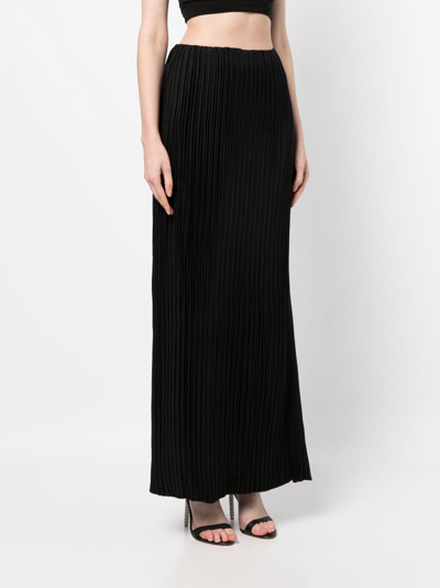 Shop Rachel Gilbert Ziara Maxi Skirt In Black