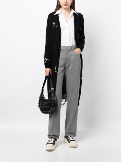 R13 Women's Lemmy High-rise Straight-leg Jeans In Grey