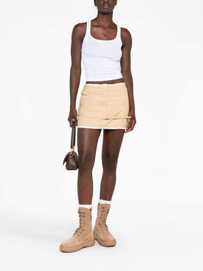 Shop Jacquemus Le Debardeur Caraco Tank Top In White