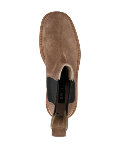 Sergio Rossi 25mm Milla Suede Ankle Boots In Brown