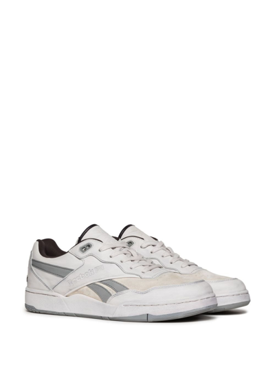 Reebok Special Items Bb 4000 Ii Leather Sneakers In Neutrals