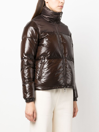 Pyrenex Goldin 3 Padded Puffer Jacket In Brown
