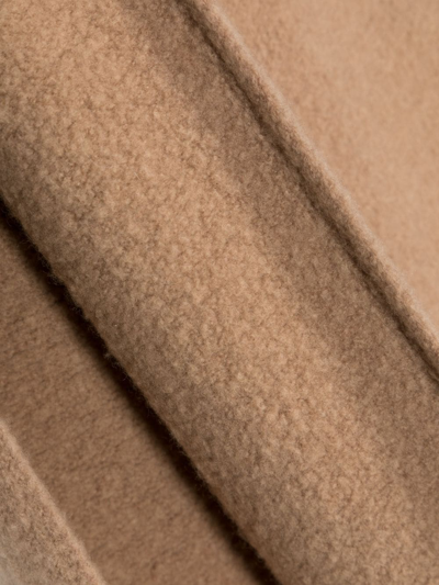 Shop Semicouture Virgin Wool-cashmere Scarf In Neutrals