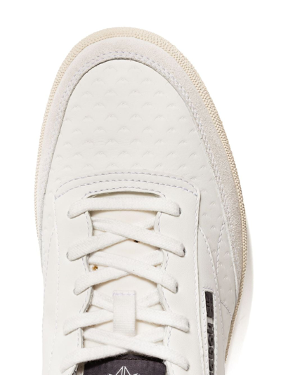 Shop Reebok Special Items Club C Embossed Leather Sneakers In White