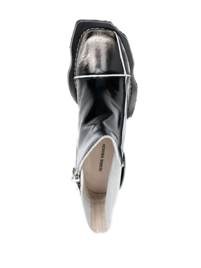 Henrik Vibskov Elle Driver Heel Ankle Boots In Black