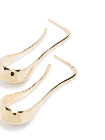 Lemaire Angular Drop Earrings In Gold
