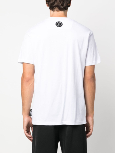 Plein Sport Man T-shirt White Size Xxl Cotton In White
