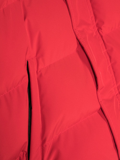 Shop Bonpoint Dario Padded Coat In Red