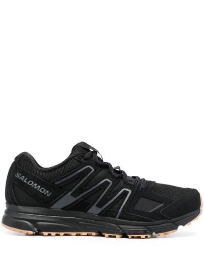 Shop Salomon X-mission 4 Suede Sneakers In Black