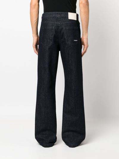 Shop Société Anonyme Mid-rise Straight-leg Jeans In Blue